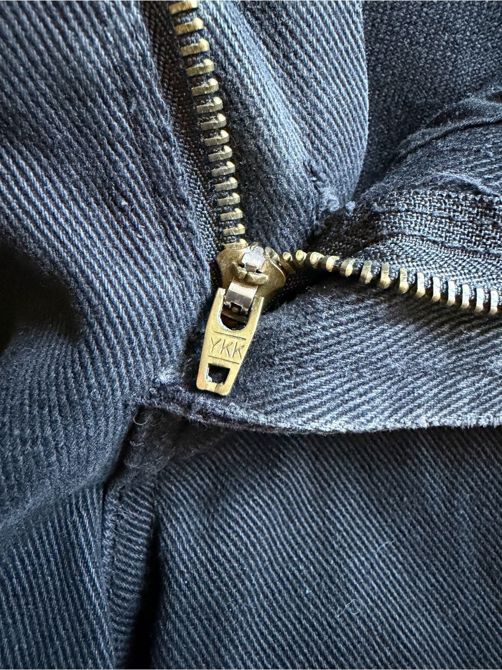 Prada Men’s Slim Jeans in Black with Leather Logo Patch - Picture 5 of 11